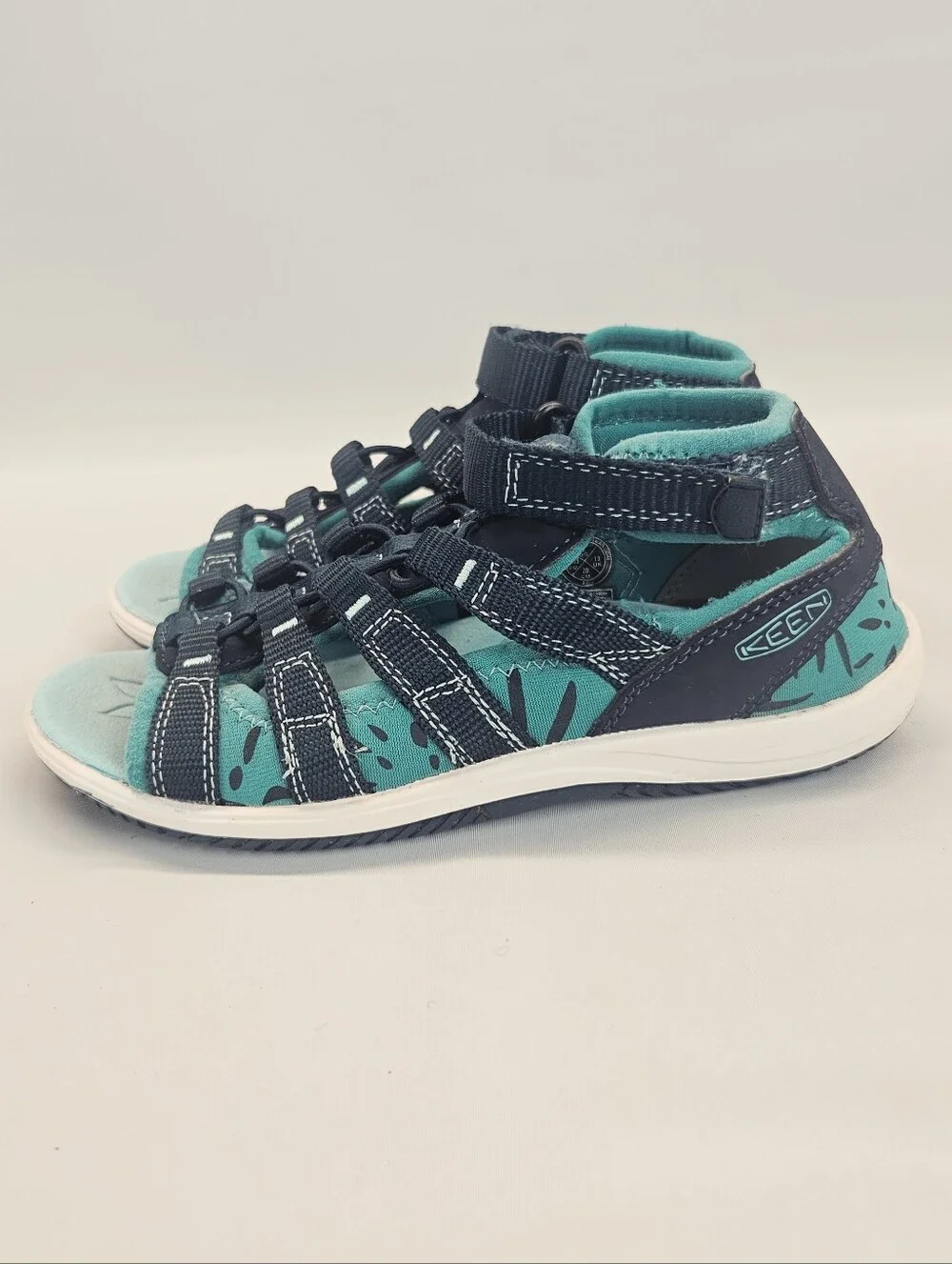 Keen Hadley Water Shoes Sandals Kids Boys 1 Outdoor Hiking Camping Play Blue